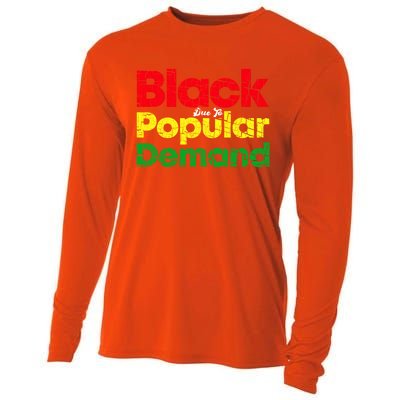 Black Due To Popular Ded History Melanin Equality Cool Gift Cooling Performance Long Sleeve Crew