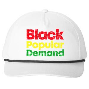 Black Due To Popular Ded History Melanin Equality Cool Gift Snapback Five-Panel Rope Hat