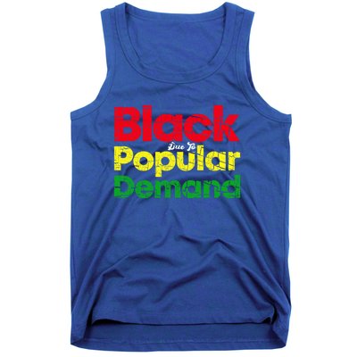 Black Due To Popular Ded History Melanin Equality Cool Gift Tank Top