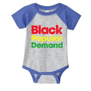 Black Due To Popular Ded History Melanin Equality Cool Gift Infant Baby Jersey Bodysuit