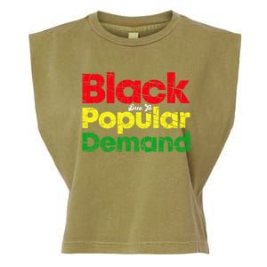 Black Due To Popular Ded History Melanin Equality Cool Gift Garment-Dyed Women's Muscle Tee