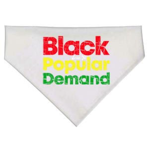 Black Due To Popular Ded History Melanin Equality Cool Gift USA-Made Doggie Bandana