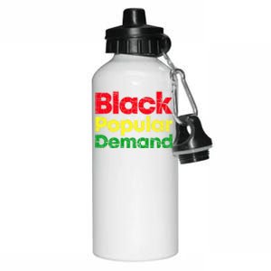 Black Due To Popular Ded History Melanin Equality Cool Gift Aluminum Water Bottle