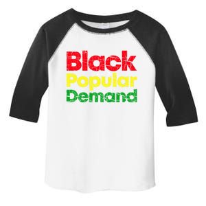 Black Due To Popular Ded History Melanin Equality Cool Gift Toddler Fine Jersey T-Shirt