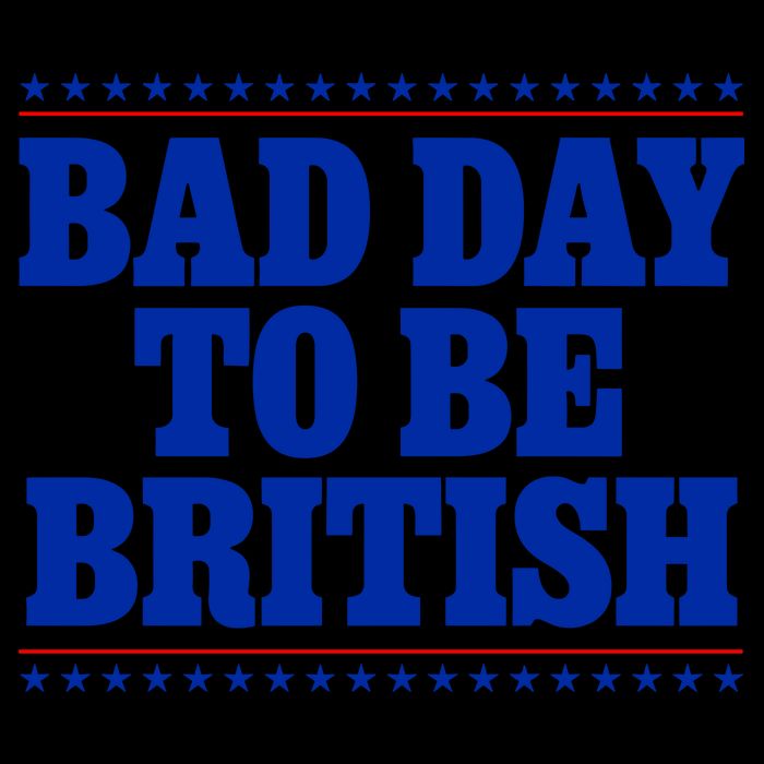 Bad Day To Be British Funny 4th Of July 16oz Travel Tumbler