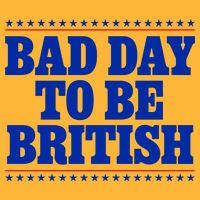 Bad Day To Be British Funny 4th Of July Sustainable Knit Beanie