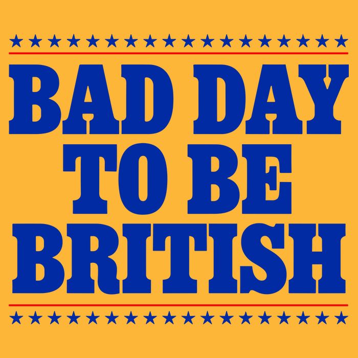 Bad Day To Be British Funny 4th Of July Sustainable Knit Beanie