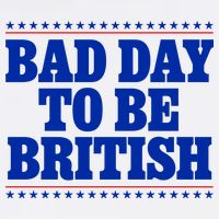 Bad Day To Be British Funny 4th Of July Cooling Performance Long Sleeve Crew