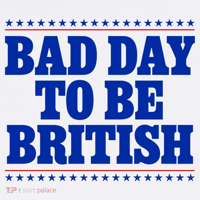 Bad Day To Be British Funny 4th Of July Youth Performance Sprint T-Shirt