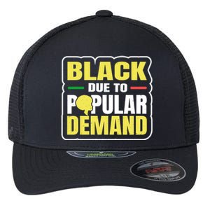 Black Due To Popular Ded History Melanin Equality Gift Flexfit Unipanel Trucker Cap