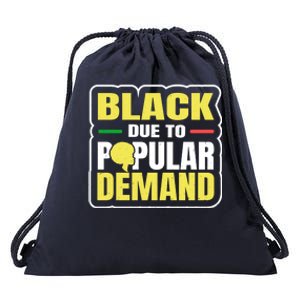 Black Due To Popular Ded History Melanin Equality Gift Drawstring Bag