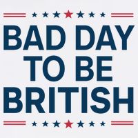 Bad Day To Be British Funny 4th Of July Humor Quote Cooling Performance Crew T-Shirt