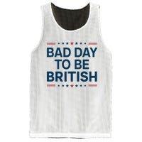 Bad Day To Be British Funny 4th Of July Humor Quote Mesh Reversible Basketball Jersey Tank