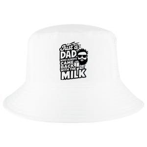 Bearded Dad That Always Came Back With The Milk Cool Comfort Performance Bucket Hat