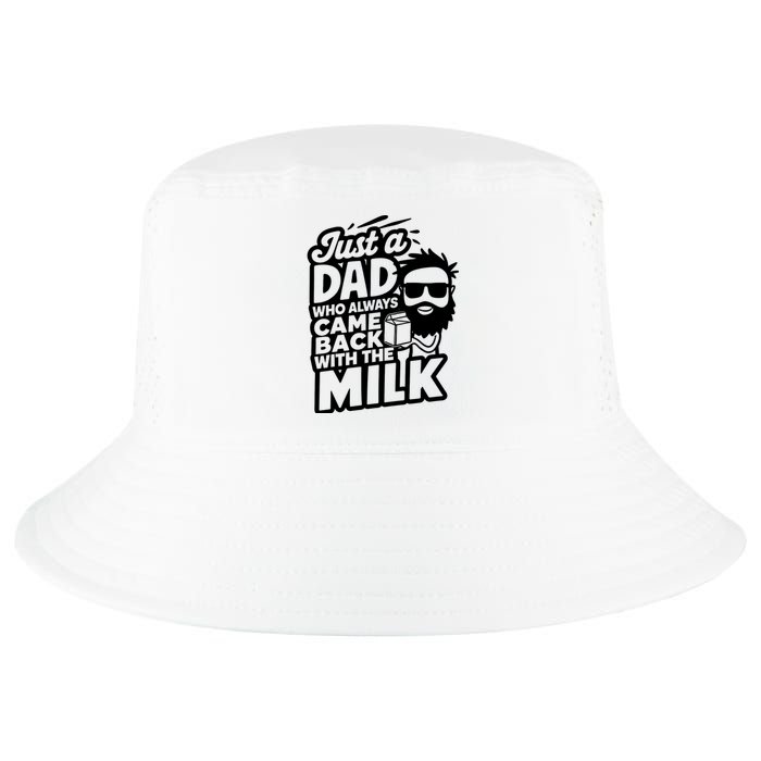 Bearded Dad That Always Came Back With The Milk Cool Comfort Performance Bucket Hat