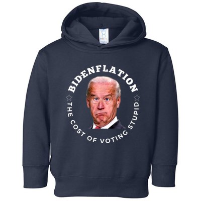 Bidenflation Definition The Cost Of Voting Stupid Toddler Hoodie