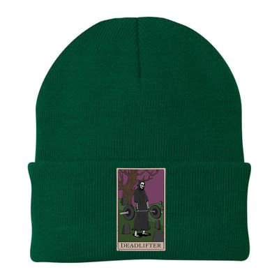 Bodybuilding Deadlifter Tarot Card Strength Training Knit Cap Winter Beanie