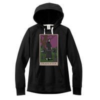 Bodybuilding Deadlifter Tarot Card Strength Training Women's Fleece Hoodie