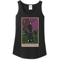 Bodybuilding Deadlifter Tarot Card Strength Training Ladies Essential Tank