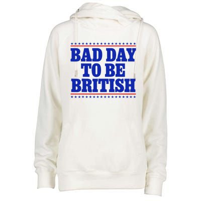 Bad Day To Be British Womens Funnel Neck Pullover Hood