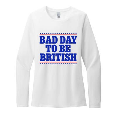 Bad Day To Be British Womens CVC Long Sleeve Shirt