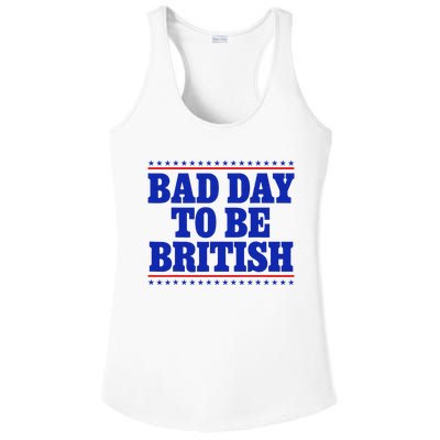 Bad Day To Be British Ladies PosiCharge Competitor Racerback Tank