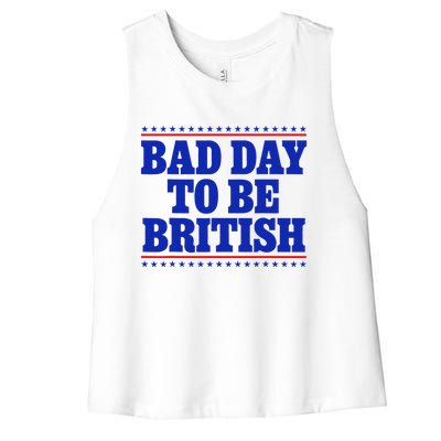 Bad Day To Be British Women's Racerback Cropped Tank