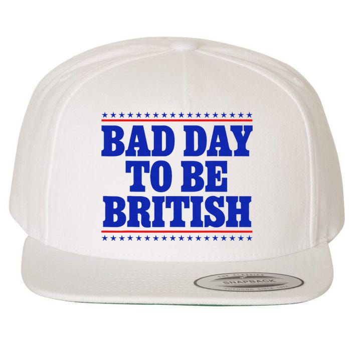 Bad Day To Be British Wool Snapback Cap