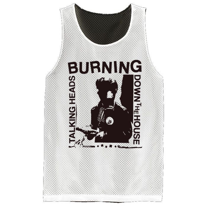 Burning Down The House Mesh Reversible Basketball Jersey Tank