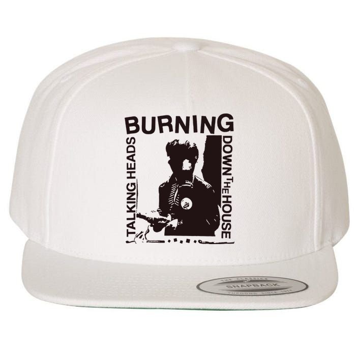 Burning Down The House Wool Snapback Cap