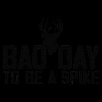 Bad Day To Be A Spike Hunting Season Funny Wool Snapback Cap