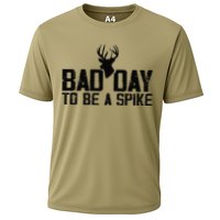 Bad Day To Be A Spike Hunting Season Funny Cooling Performance Crew T-Shirt