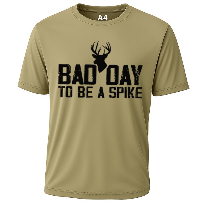 Bad Day To Be A Spike Hunting Season Funny Cooling Performance Crew T-Shirt