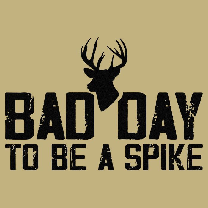 Bad Day To Be A Spike Hunting Season Funny Cooling Performance Crew T-Shirt