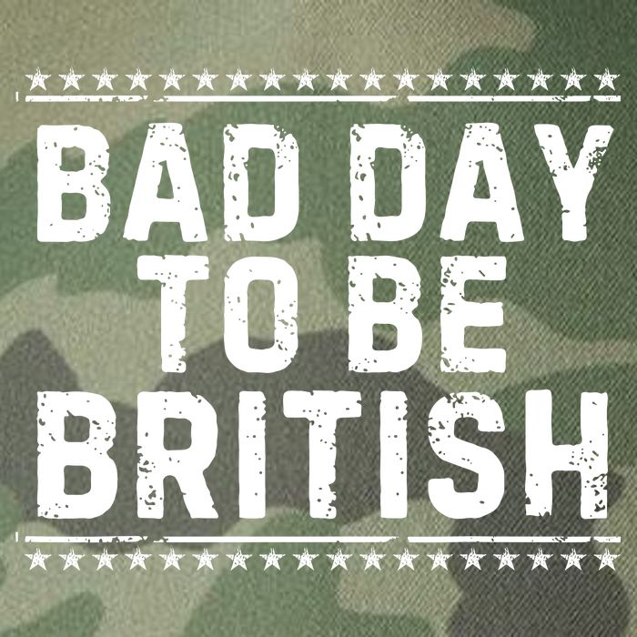 Bad Day To Be British Funny 4th Of July Legacy Tie Dye Trucker Hat