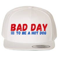 Bad Day To Be A Hot Dog Wool Snapback Cap