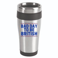 Bad Day To Be British Funny 4th Of July 16oz Travel Tumbler