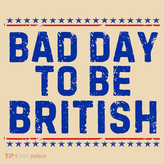 Bad Day To Be British Funny 4th Of July Bag