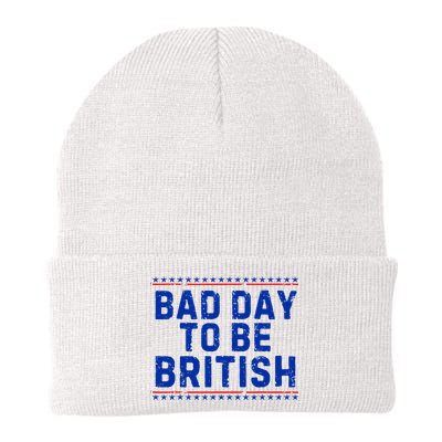 Bad Day To Be British Funny 4th Of July Beanie