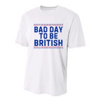 Bad Day To Be British Funny 4th Of July Youth Performance Sprint T-Shirt