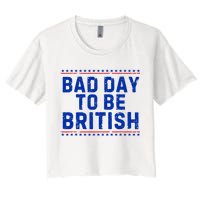 Bad Day To Be British Funny 4th Of July Crop Top