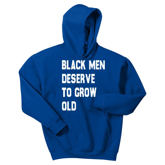 Black Deserve To Grow Old Funny Gift Black History Month Gift Kids Hoodie