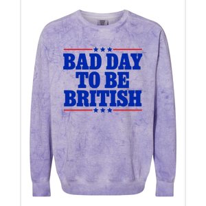 Bad Day To Be British Colorblast Crewneck Sweatshirt