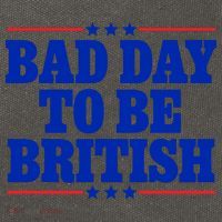 Bad Day To Be British Cotton Canvas Backpack