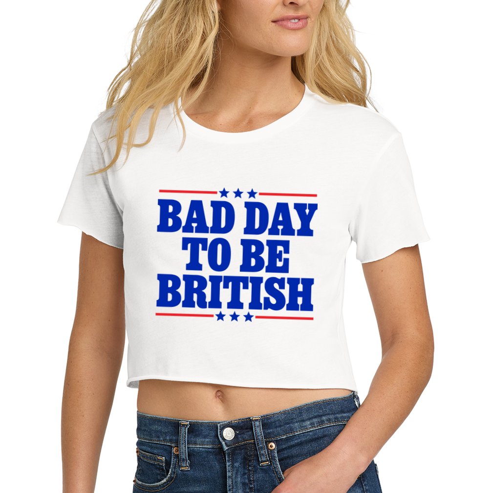Bad Day To Be British Crop Top