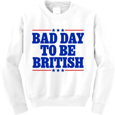 Bad Day To Be British Kids Sweatshirt