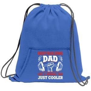 Bodybuilding Daddy Training Fitness Gym Powerlifting Dad Gift Sweatshirt Cinch Pack Bag