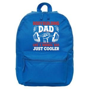 Bodybuilding Daddy Training Fitness Gym Powerlifting Dad Gift 16 in Basic Backpack