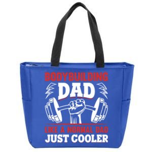 Bodybuilding Daddy Training Fitness Gym Powerlifting Dad Gift Zip Tote Bag