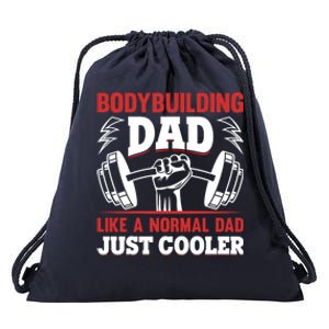 Bodybuilding Daddy Training Fitness Gym Powerlifting Dad Gift Drawstring Bag